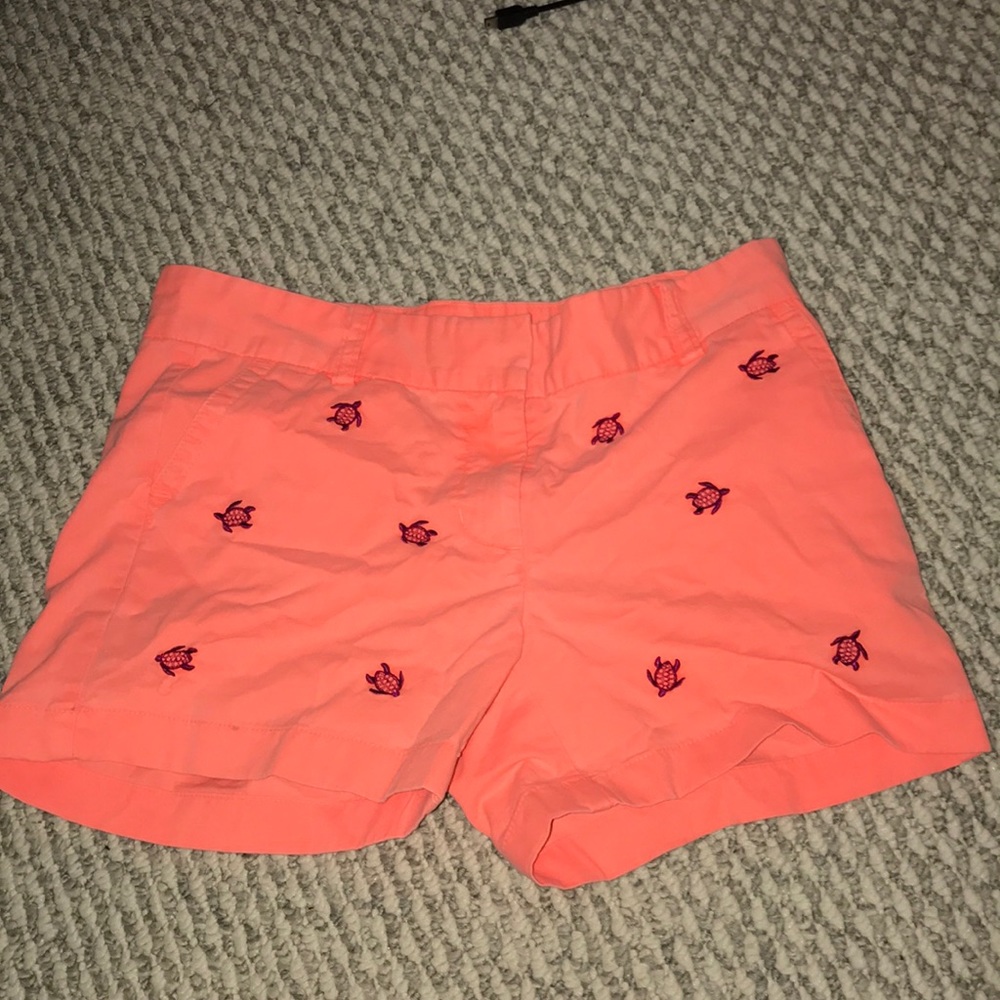 Vineyard vines pink turtle shorts
